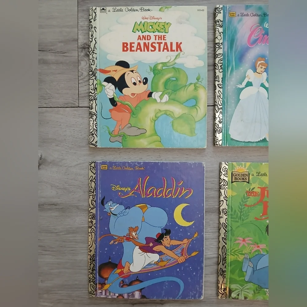 Little Golden Books Disney Classic Storybook Lot Of 6